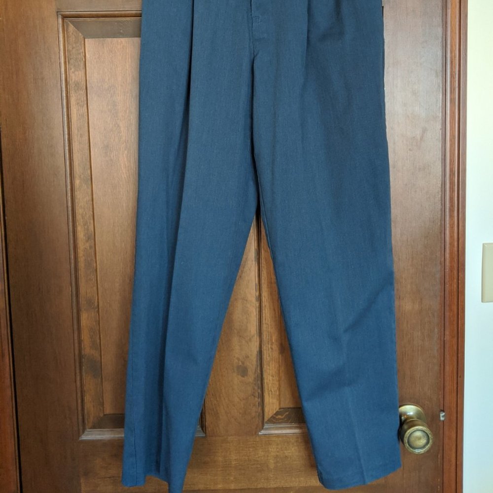 Vintage Chic Blue Pants - Picture 2 of 4